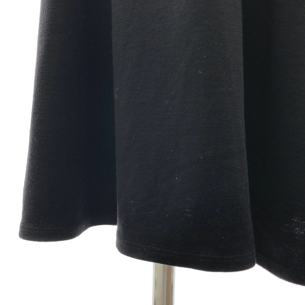 BORDERS at BALCONY / ボーダーズアットバルコニー | JERSEY MAXI DRESS ウール エルボーパッチ ワンピース | 36 |