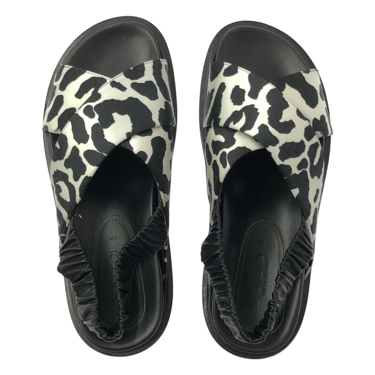 値下げ　MARNI マルニ フスベット グリーンサンダル37 マルニ フスベット サンダル 新品 37 値下げ MARNI マルニ フスベット