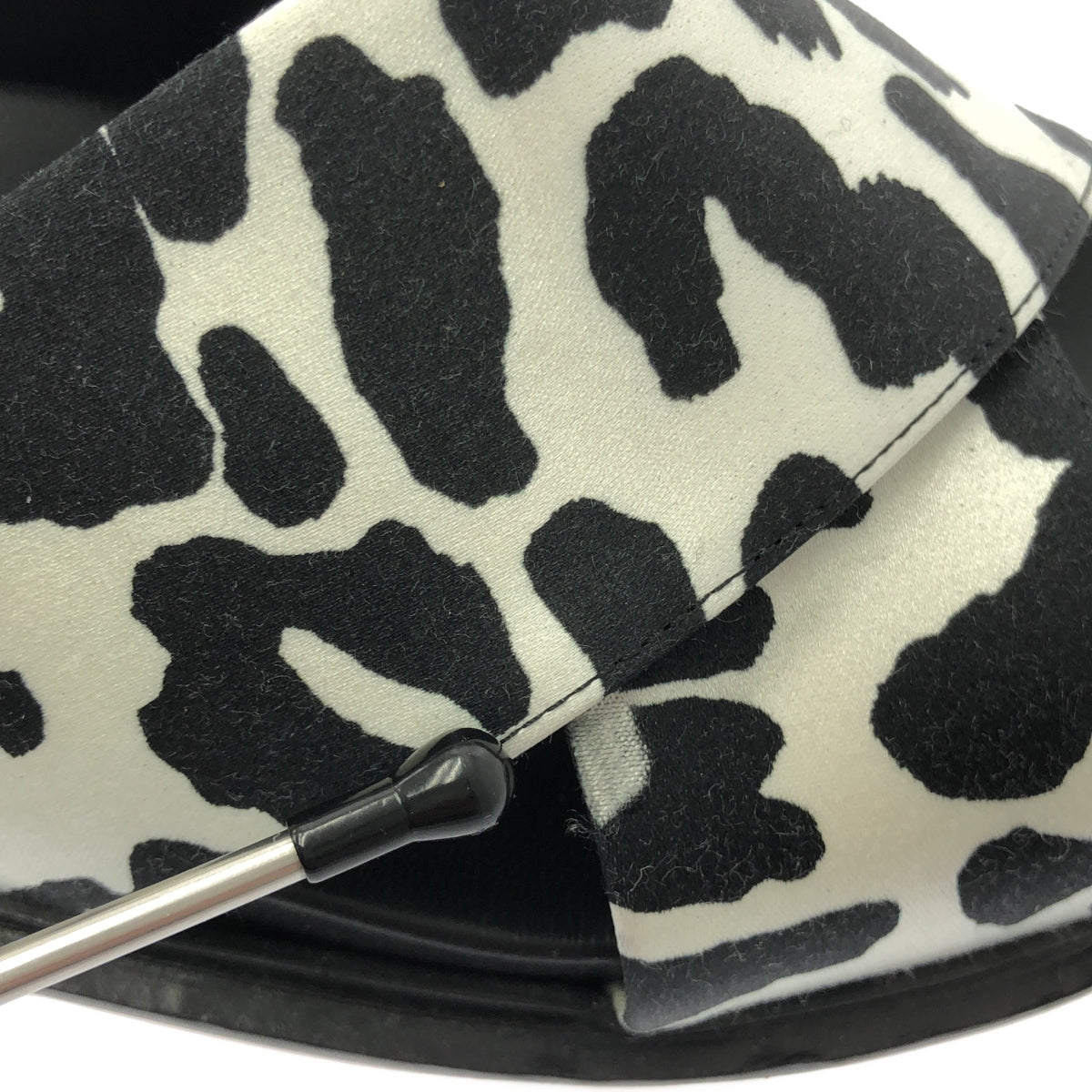 MARNI / マルニ | ダルメシアン フスベット サンダル | 37 | ブラック/ホワイト | レディース