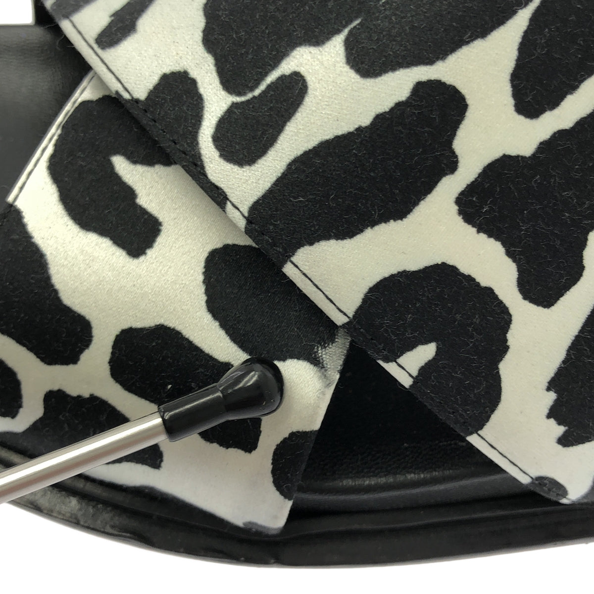 MARNI / マルニ | ダルメシアン フスベット サンダル | 37 | ブラック/ホワイト | レディース