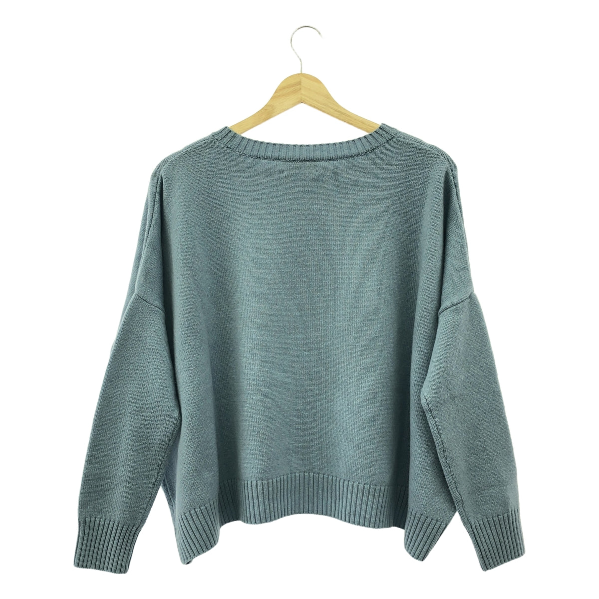 Ron Herman / Ron Herman | × the BEAUTIFUL 羊絨圓領針織衫 | F | 淺藍色 | 女款