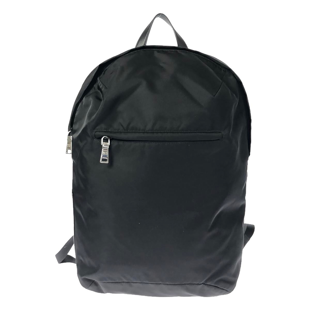 PRADA / Prada | Leather-trimmed nylon backpack / rucksack / unisex |