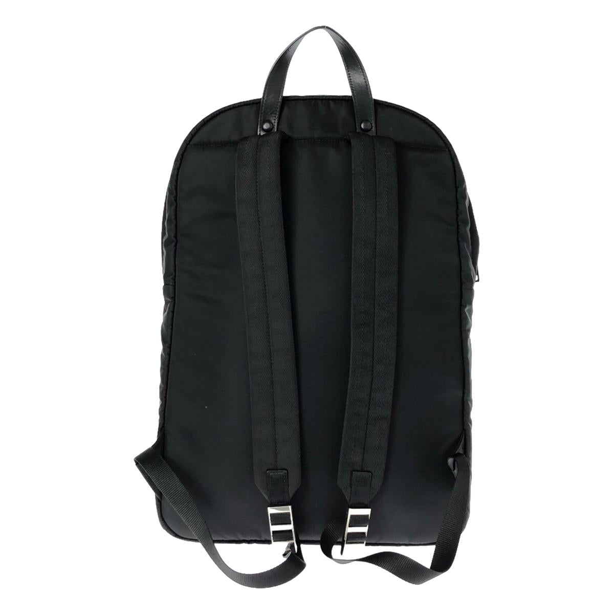 PRADA / Prada | Leather-trimmed nylon backpack / rucksack / unisex |