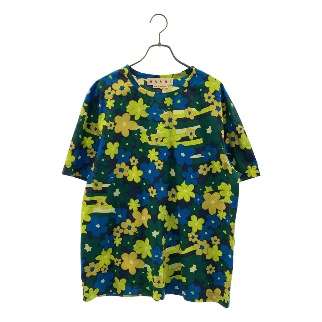 MARNI / マルニ | 2021SS | Ladies Multicolor Flower Print / 総柄 オーバーシルエット カットソー ブラウス | 40 | レディース