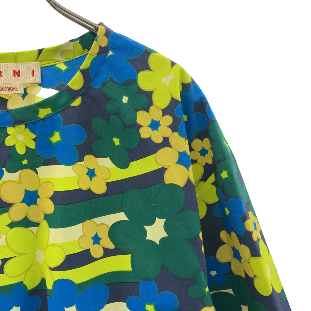 MARNI / マルニ | 2021SS | Ladies Multicolor Flower Print / 総柄 オーバーシルエット カットソー ブラウス | 40 | レディース