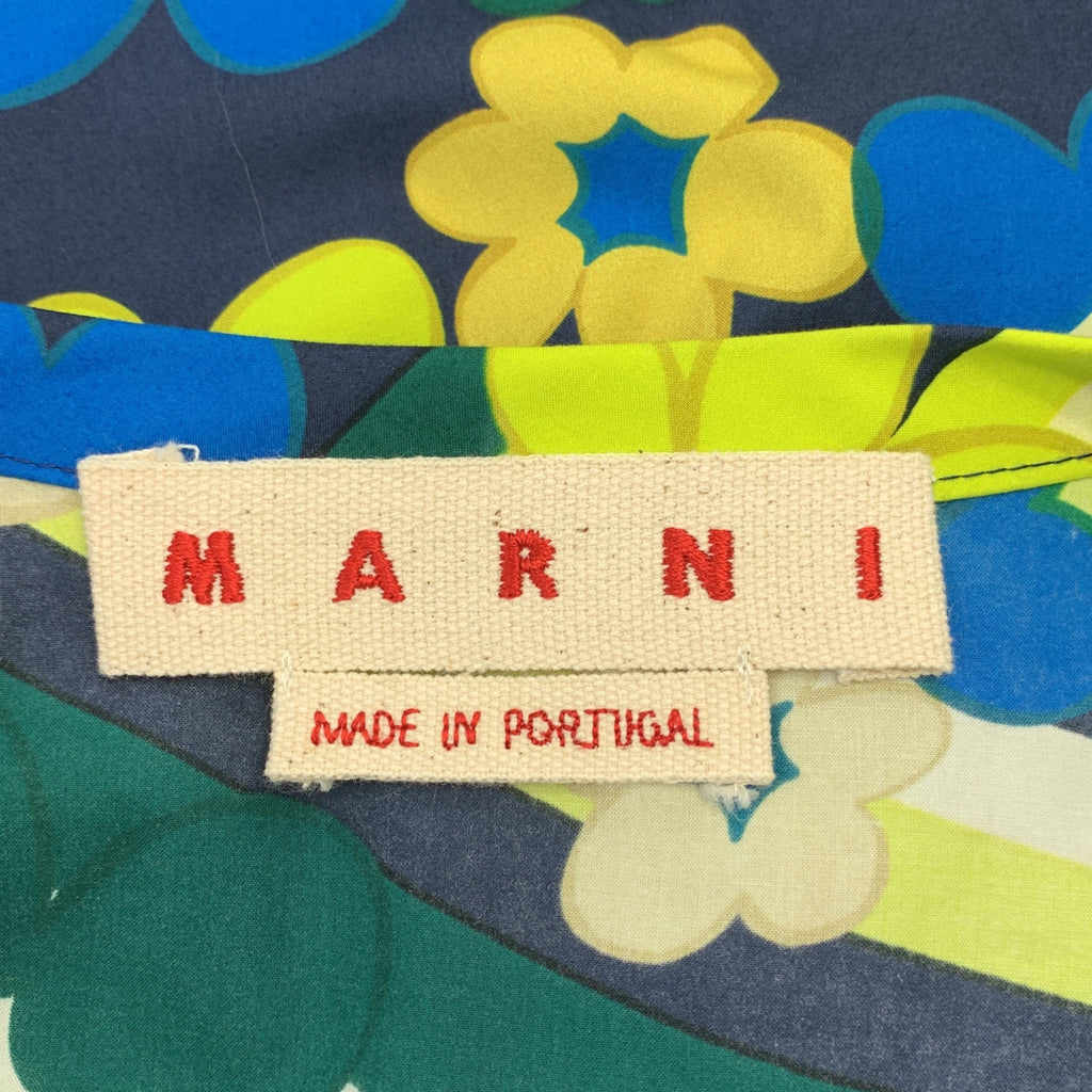 MARNI / マルニ | 2021SS | Ladies Multicolor Flower Print / 総柄 オーバーシルエット カットソー ブラウス | 40 | レディース