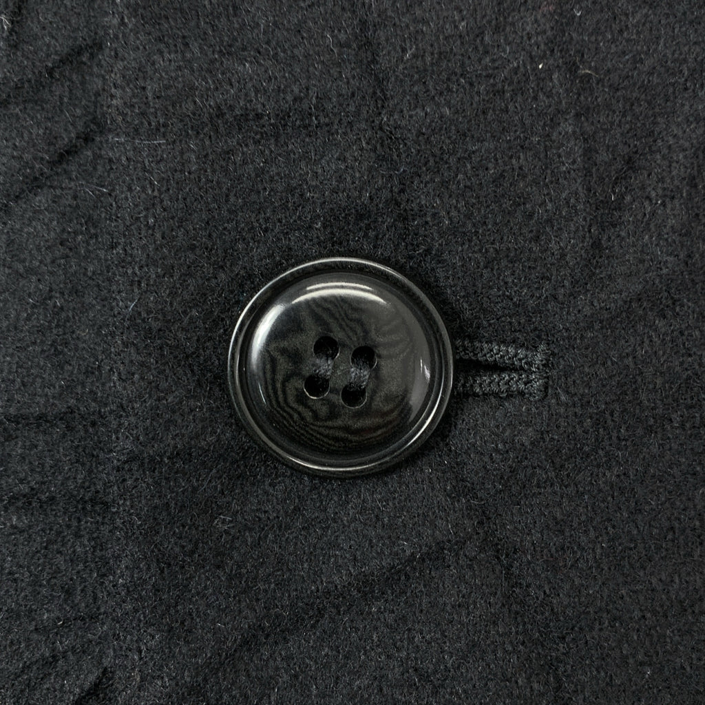 Y's / ワイズヨウジヤマモト | ウール ワッシャー シングルブレスト ジャケット / 総裏地 | 1 | ブラック | レディース