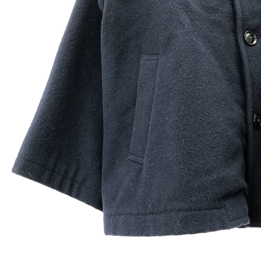 DANTON / ダントン | SINGLE WOOL PILE GATHERED SHORT COAT / ウール ショートコート | 36 | レディース