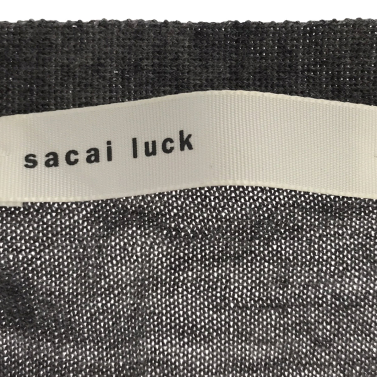 sacai luck / サカイラック | ウール シルクドッキング ハイゲージ 