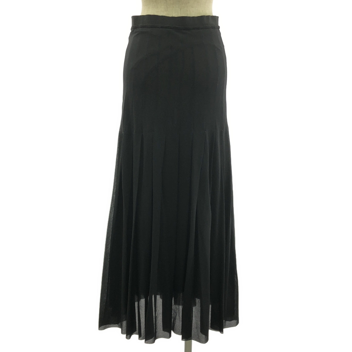 JIL SANDER | Sheer pleated skirt / lined | 34 | Women's