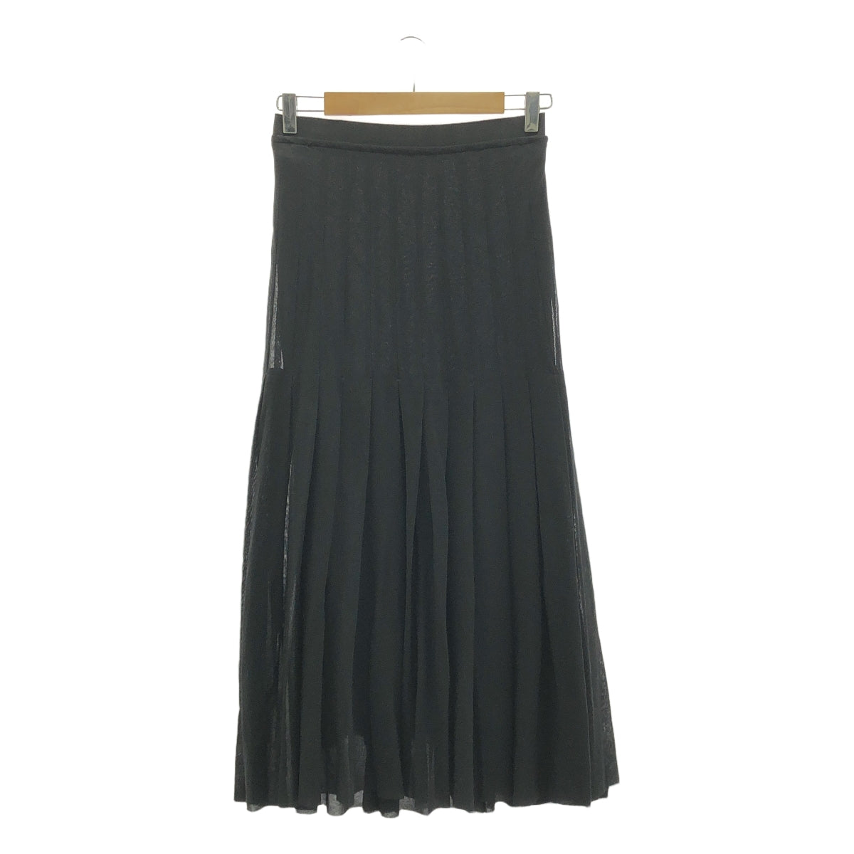 JIL SANDER | Sheer pleated skirt / lined | 34 | Women's