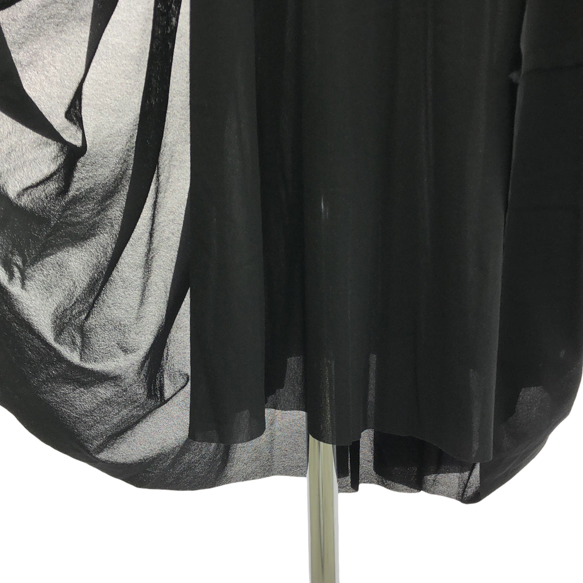 JIL SANDER / ジルサンダー | シアー プリーツスカート / 裏地付き | 34 | ブラック | レディース