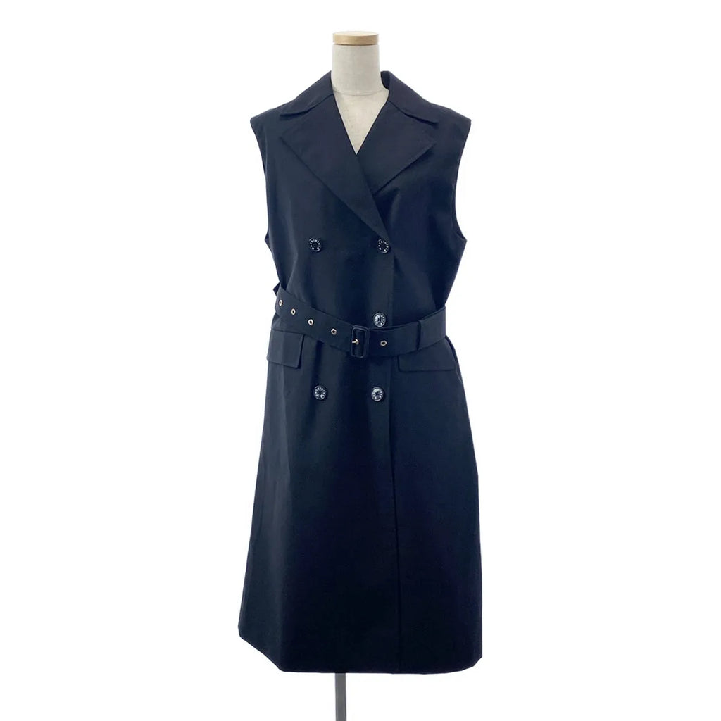 【美品】  MACKINTOSH / マッキントッシュ | ロロピアーナウール ジレコート | 6 | ブラック | レディース