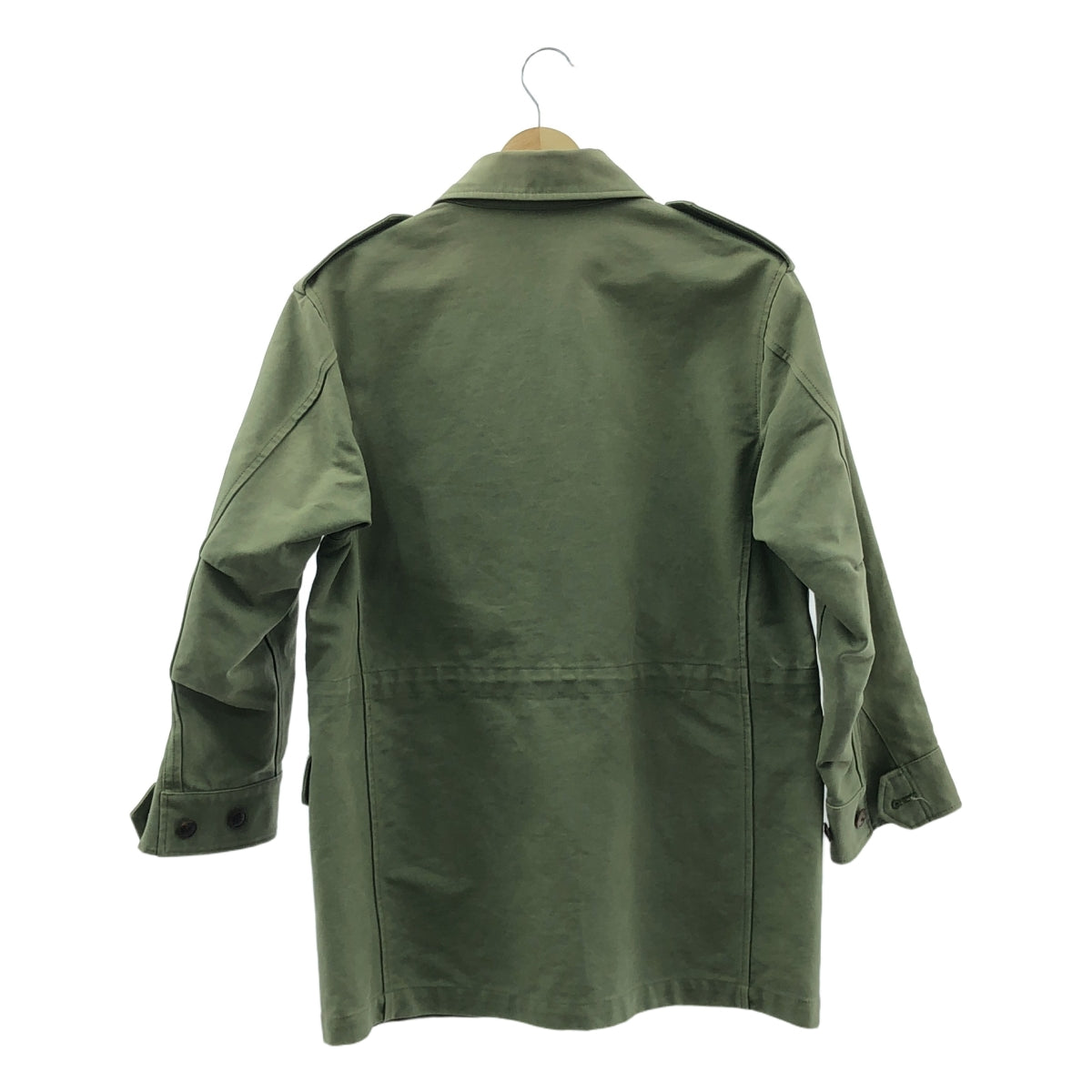 AURALEE / オーラリー | WASHED DOUBLE CLOTH FIELD JACKET M65 フィールド ジャケット | 0 | カーキ | レディース