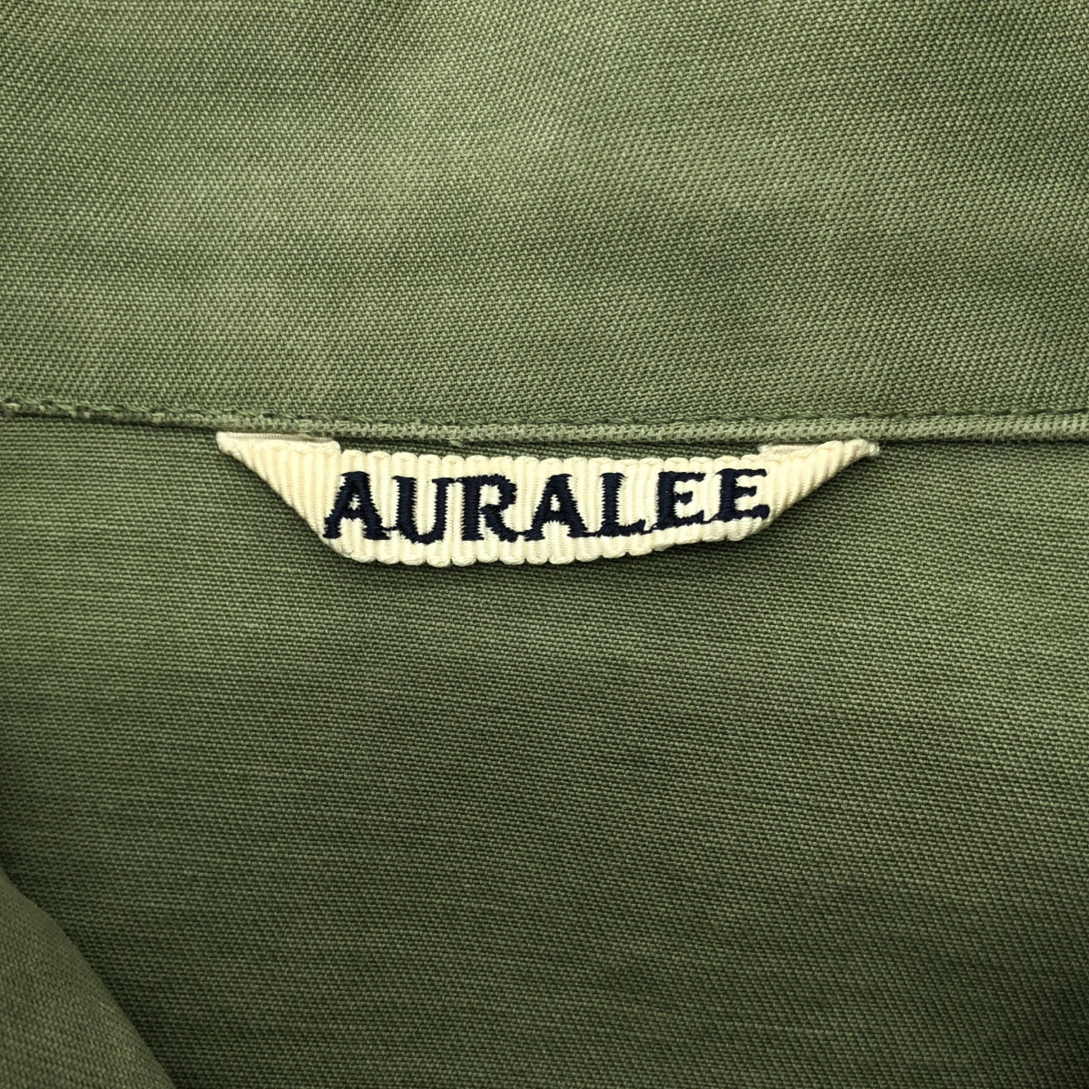 AURALEE | 水洗雙層布野戰夾克 M65 野戰夾克 | 0 | 卡其色 | 女款