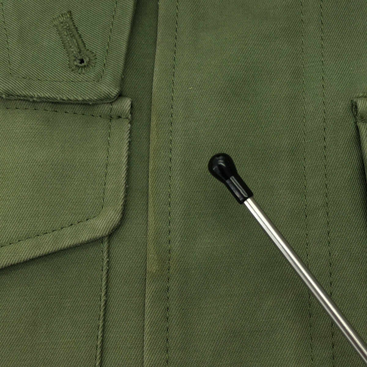 AURALEE / オーラリー | WASHED DOUBLE CLOTH FIELD JACKET M65 フィールド ジャケット | 0 | カーキ | レディース