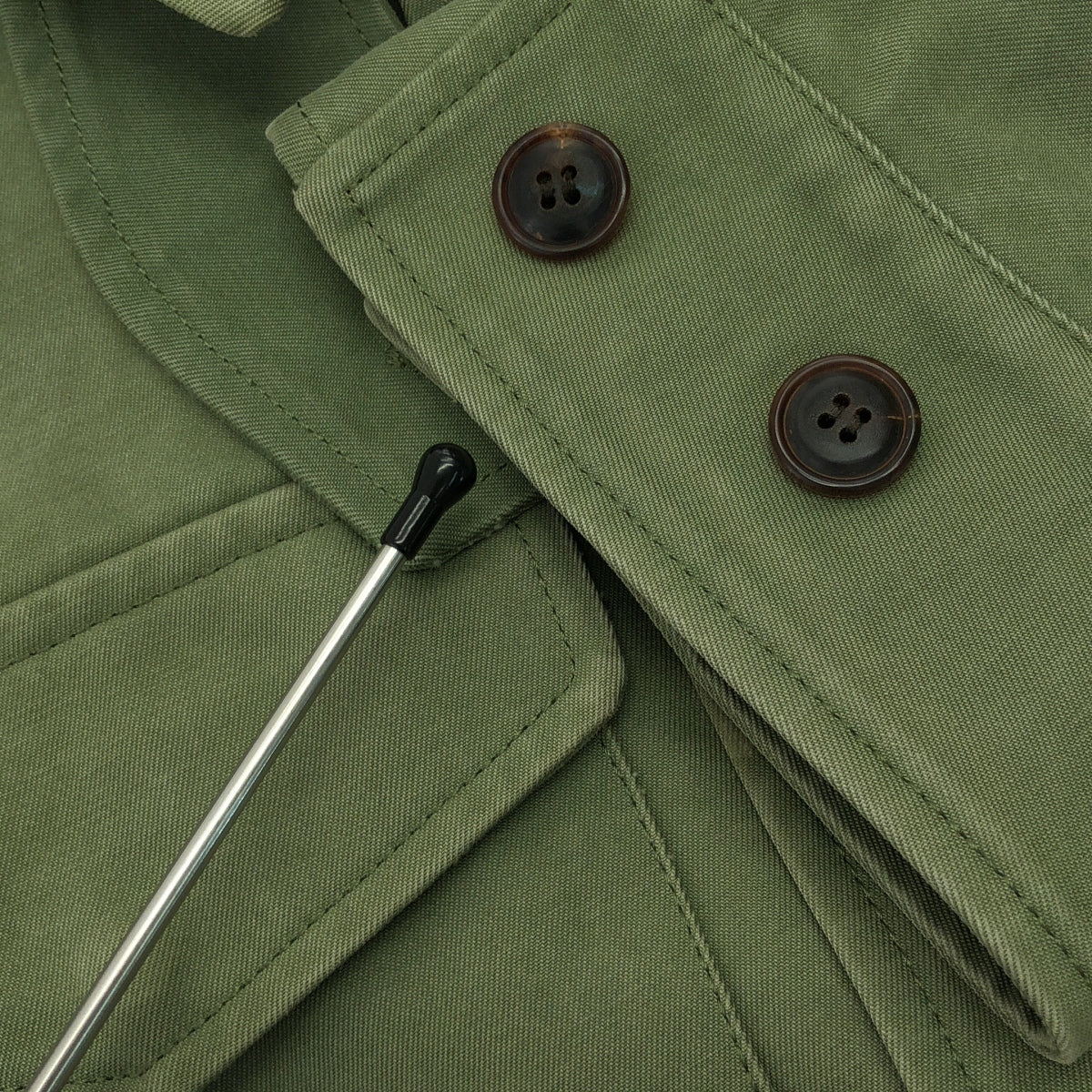AURALEE / オーラリー | WASHED DOUBLE CLOTH FIELD JACKET M65 フィールド ジャケット | 0 | カーキ | レディース