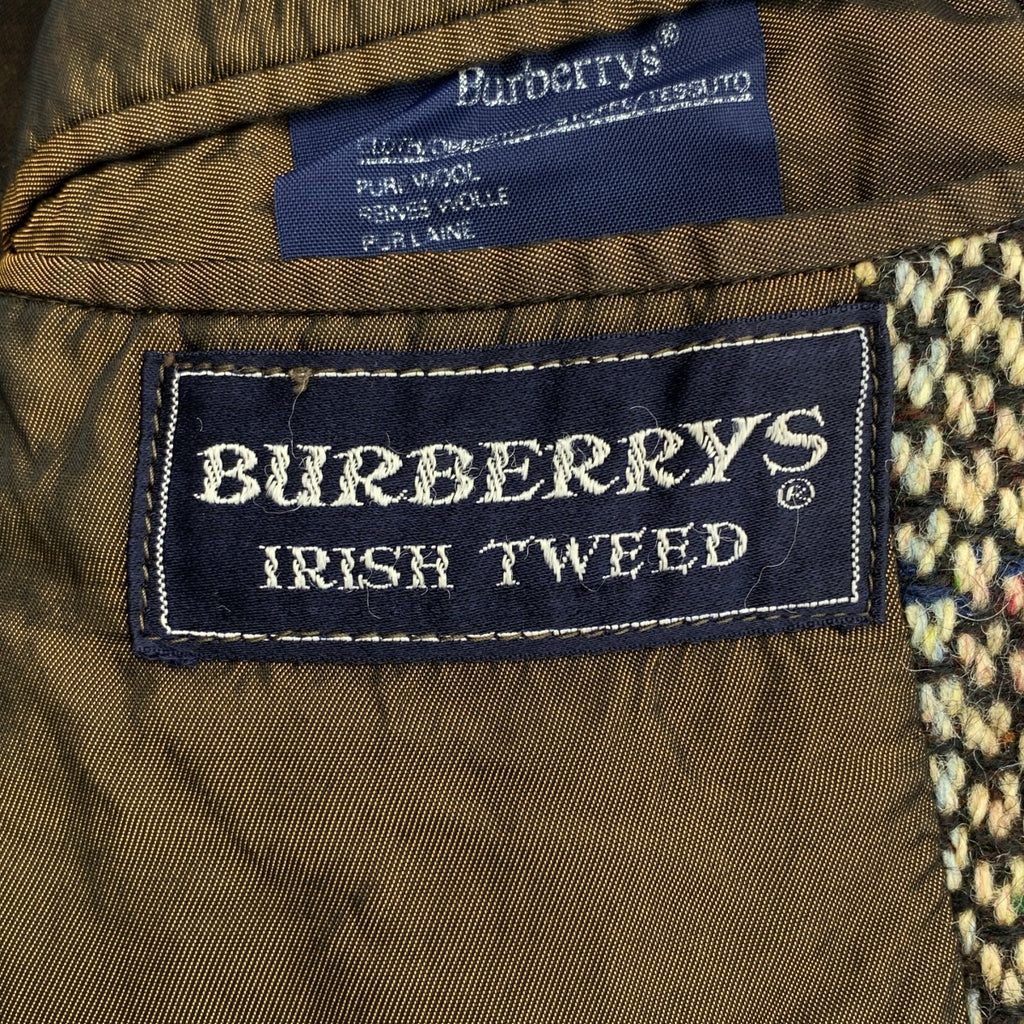 Burberrys / バーバリーズ | 1980s | van boven / irish tweed / ツイード バルマカーン コート / 総裏地 | 36 | ダークブラウン/ベージュ系 | メンズ