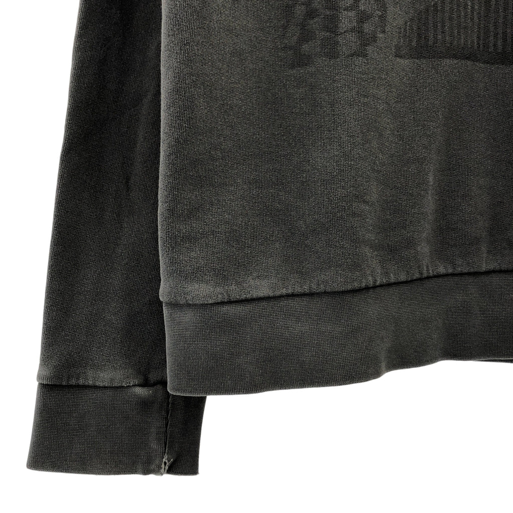 RAF SIMONS | 2004 秋冬系列 | WAVES 時期 EXILES 印花圓領衛衣 | 尺寸 46 | 男款