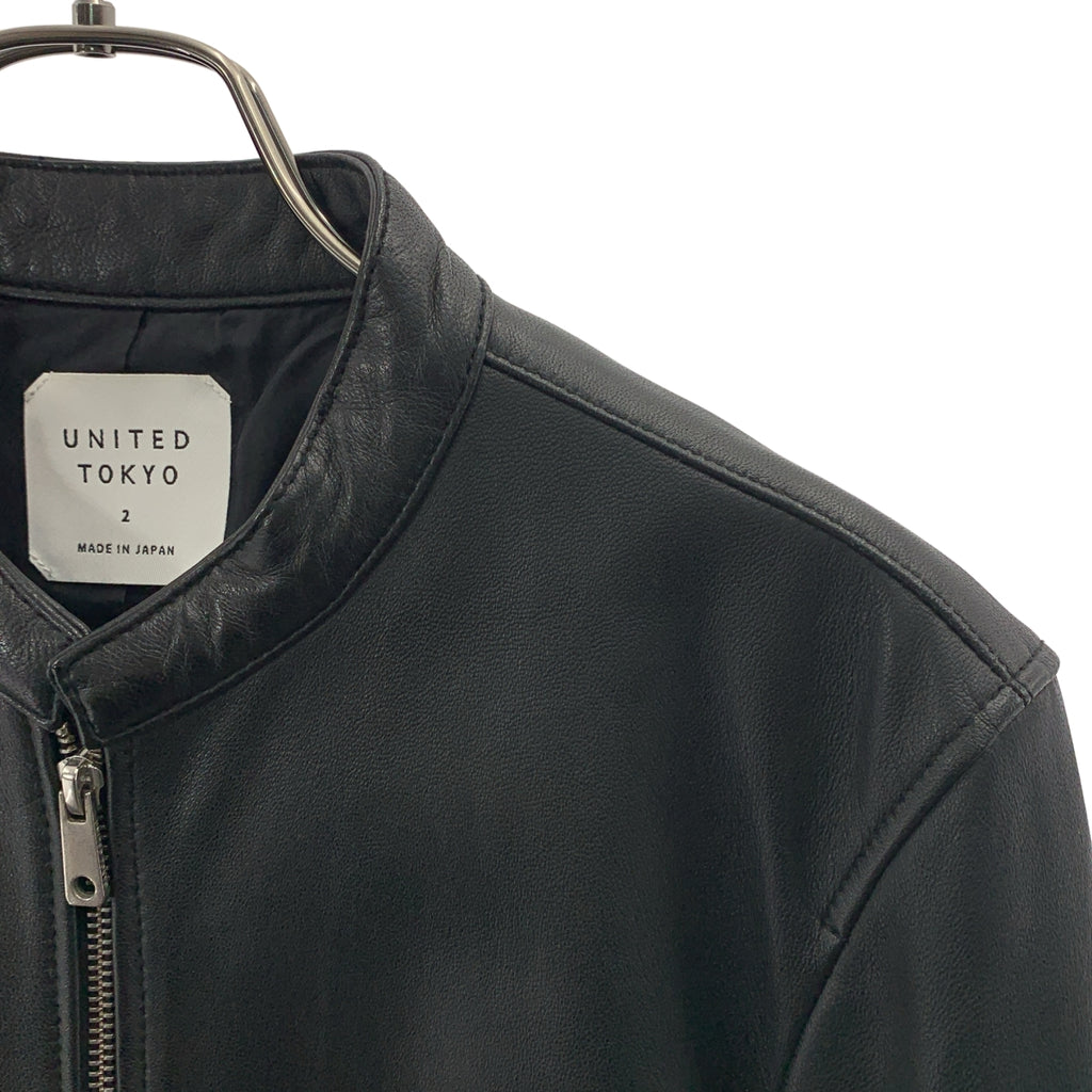 UNITED TOKYO / ユナイテッドトウキョウ | レザー シングルライダースジャケット | 2 | メンズ