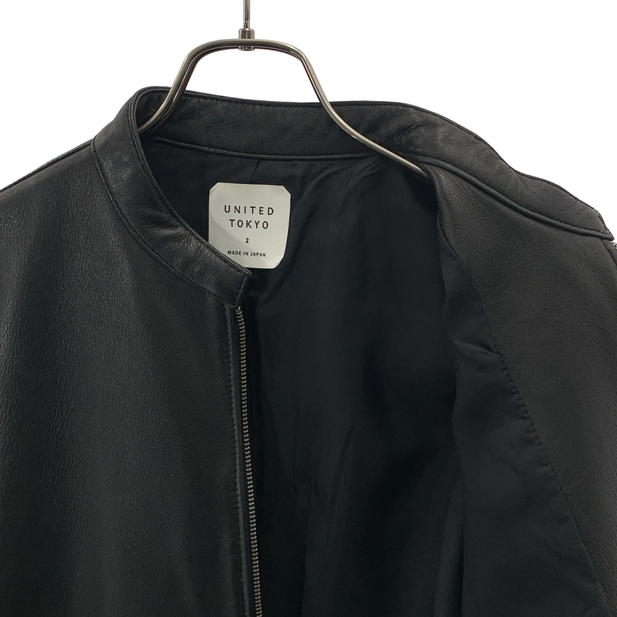 UNITED TOKYO / ユナイテッドトウキョウ | レザー シングルライダースジャケット | 2 | メンズ