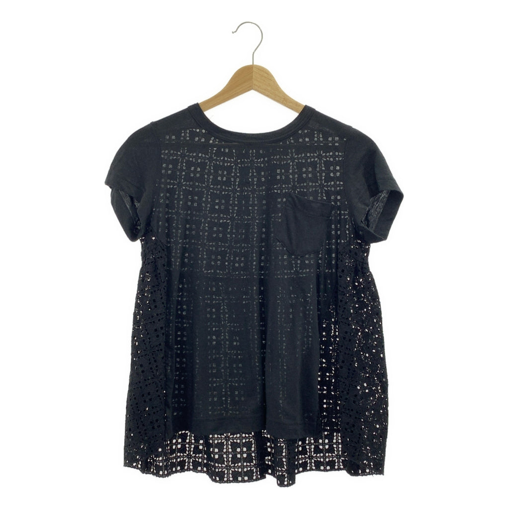 sacai luck / サカイラック | バック レース切替 カットソー | 2 | レディース