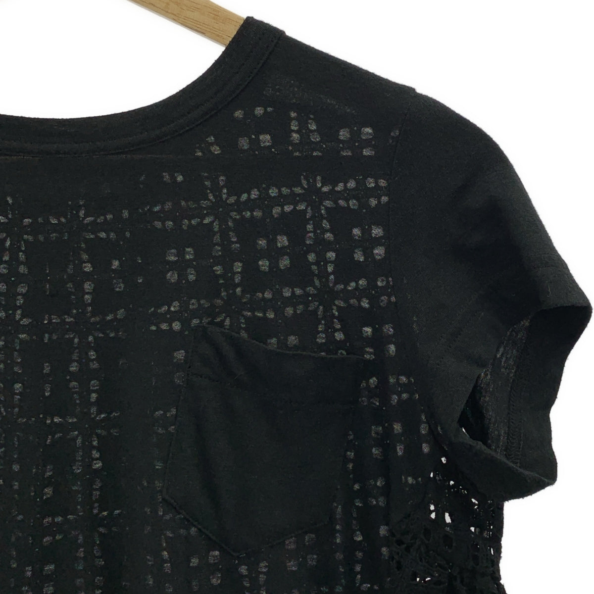 sacai luck / サカイラック | バック レース切替 カットソー | 2 | レディース