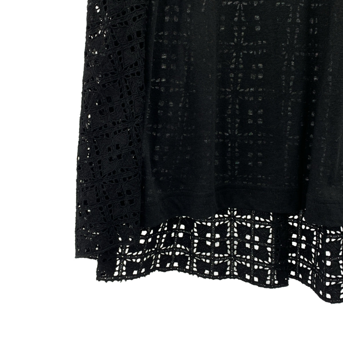 sacai luck / サカイラック | バック レース切替 カットソー | 2 | レディース