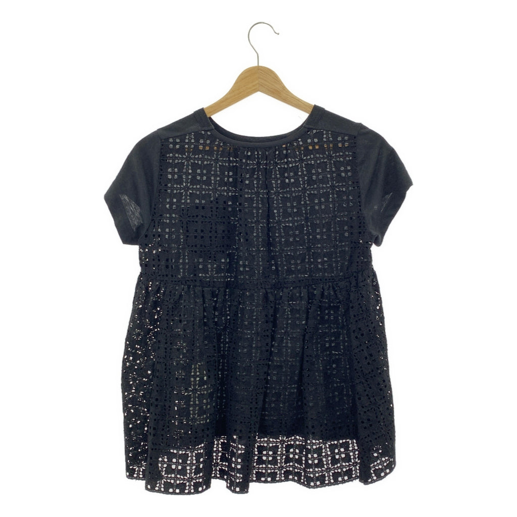 sacai luck / サカイラック | バック レース切替 カットソー | 2 | レディース