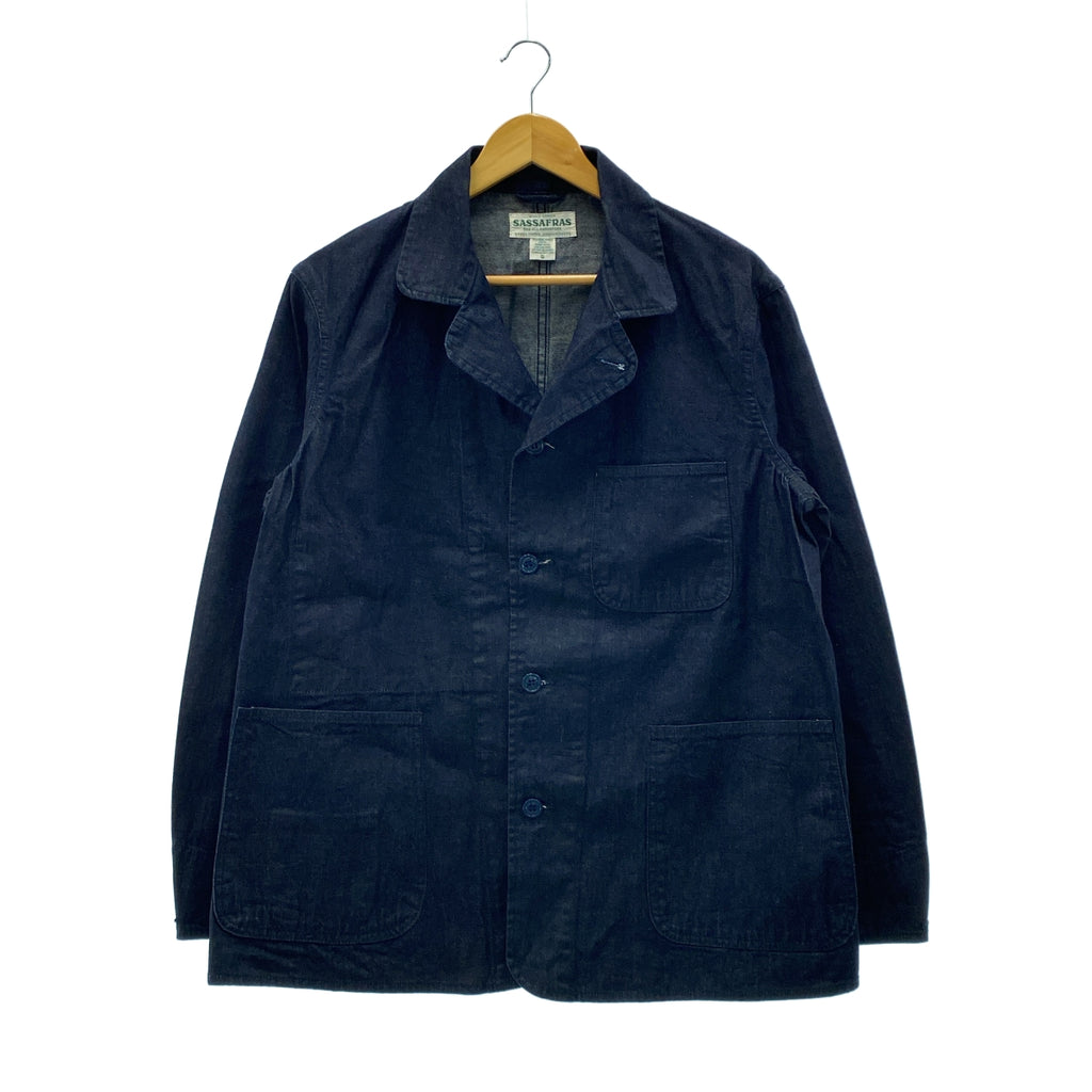 SASSAFRAS / 사사후라스 | Sprayer Jacket 12oz Denim 데님 스플레이 재킷 | S | 남성