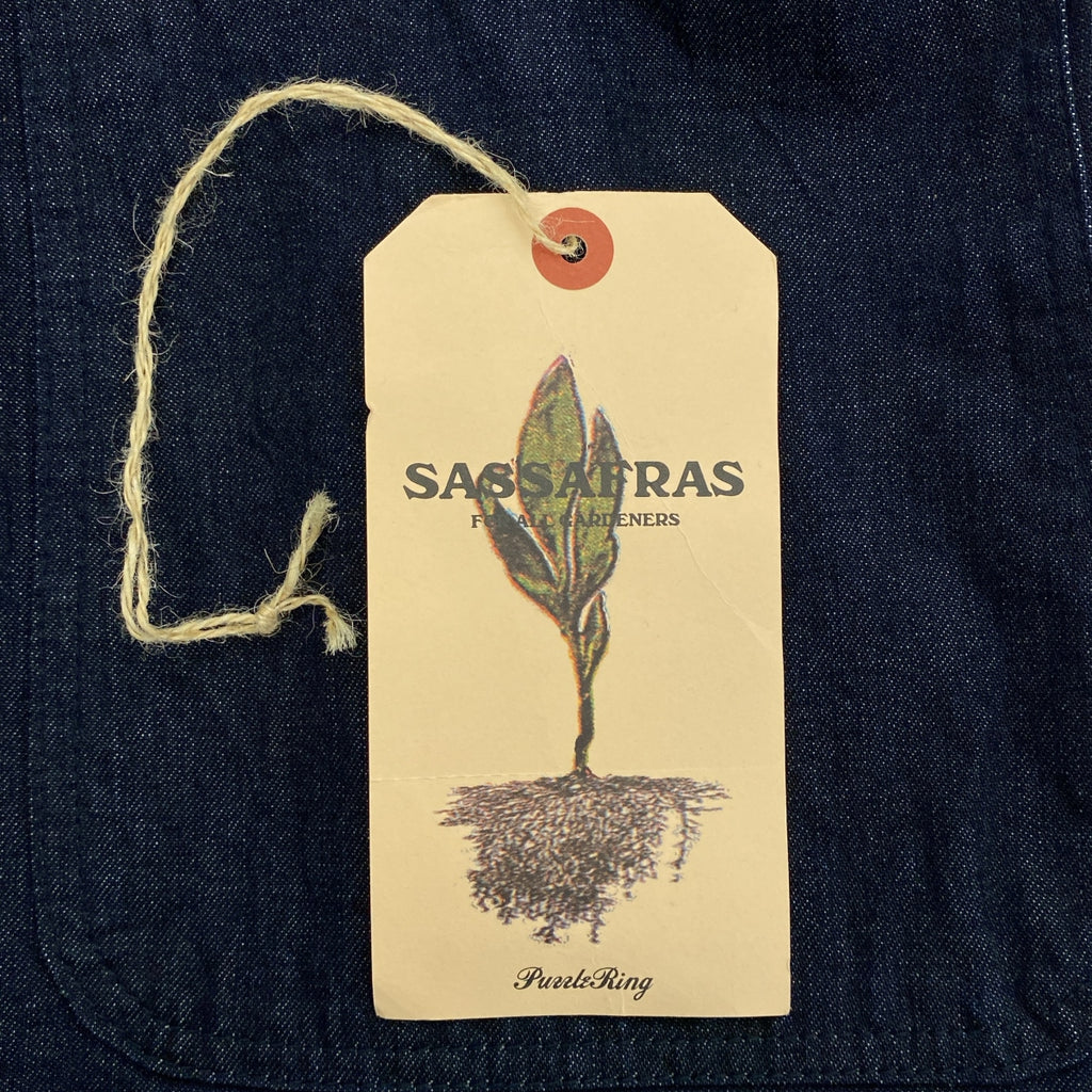 SASSAFRAS / 사사후라스 | Sprayer Jacket 12oz Denim 데님 스플레이 재킷 | S | 남성