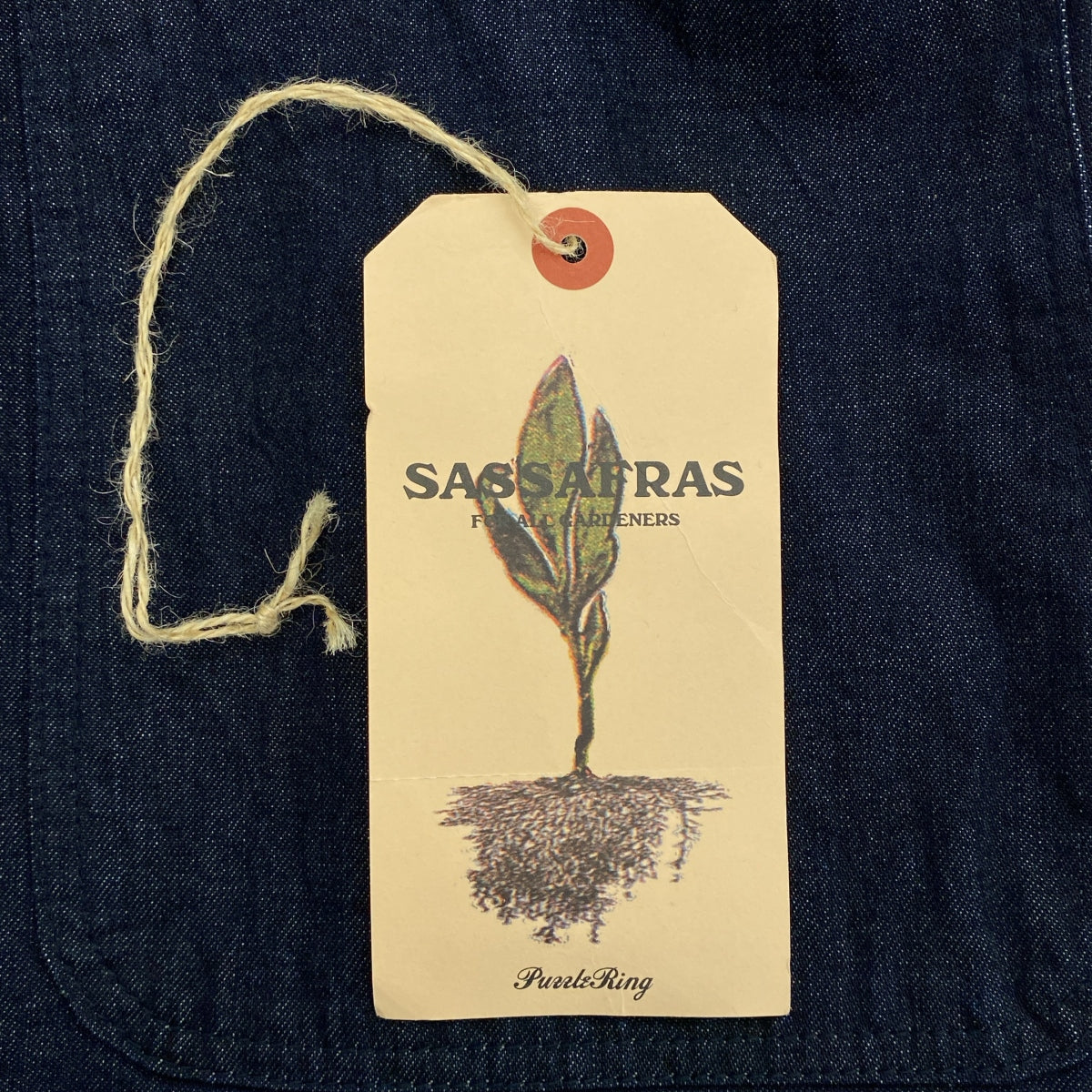 SASSAFRAS / 사사후라스 | Sprayer Jacket 12oz Denim 데님 스플레이 재킷 | S | 남성