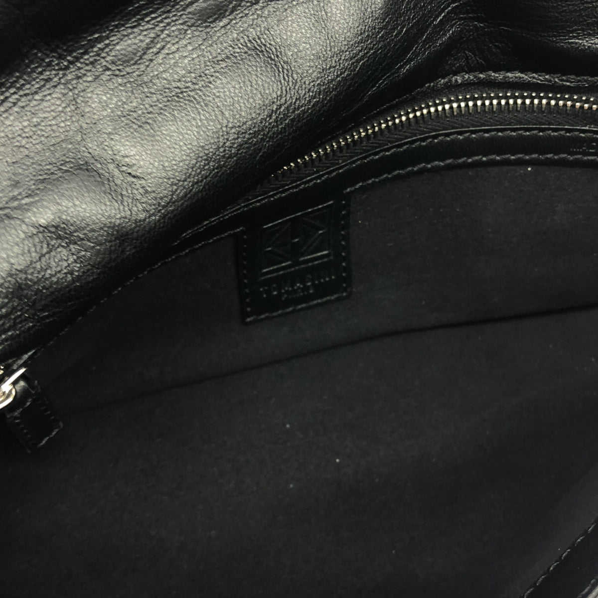 TOMASINI / 토마지니 | 체인 가죽 디자인 가방 | 블랙 / 옐로우 | 여성