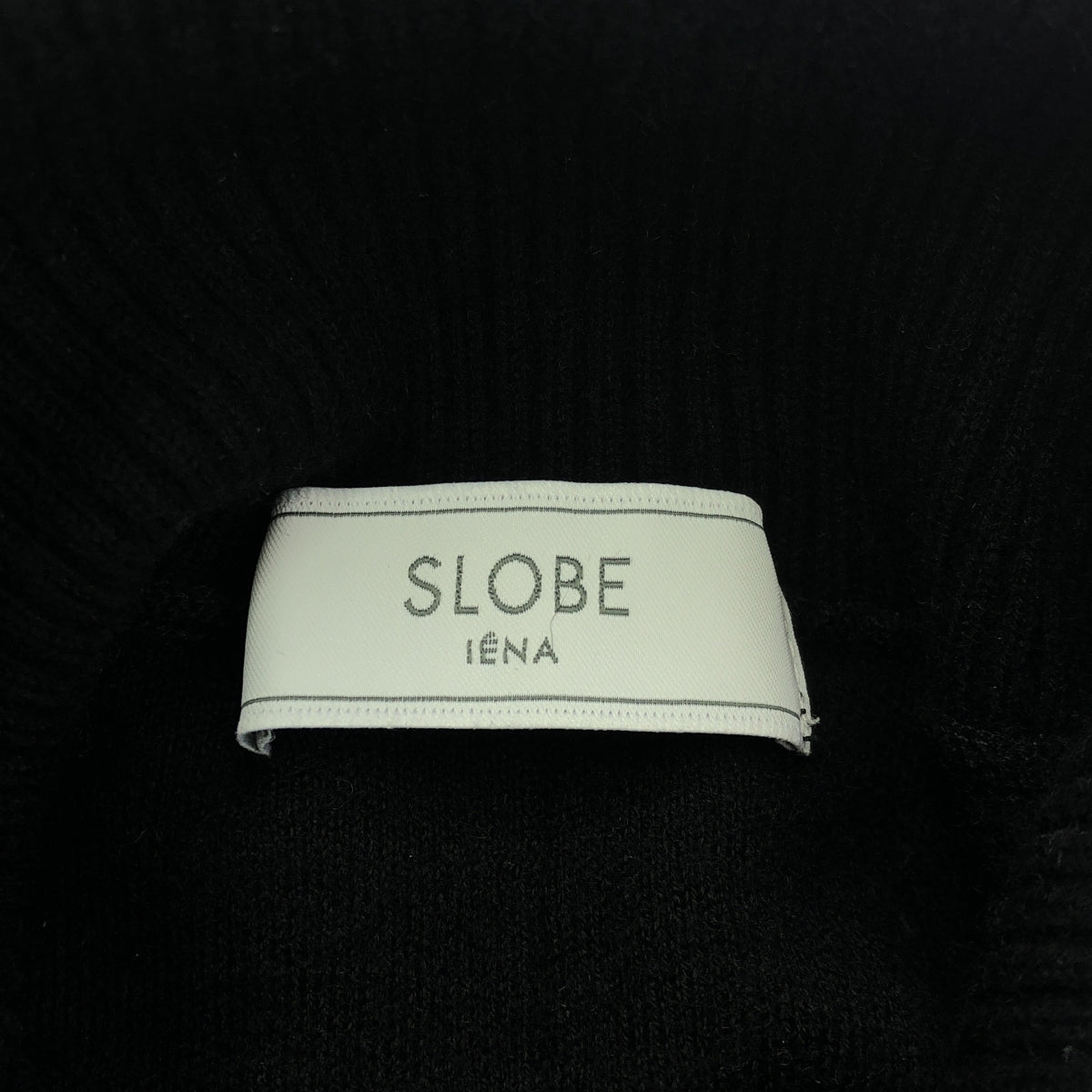 SLOBE IENA / スローブイエナ | 2022AW | ウォッシャブルウールタートルワンピース | F | ブラック | レディース