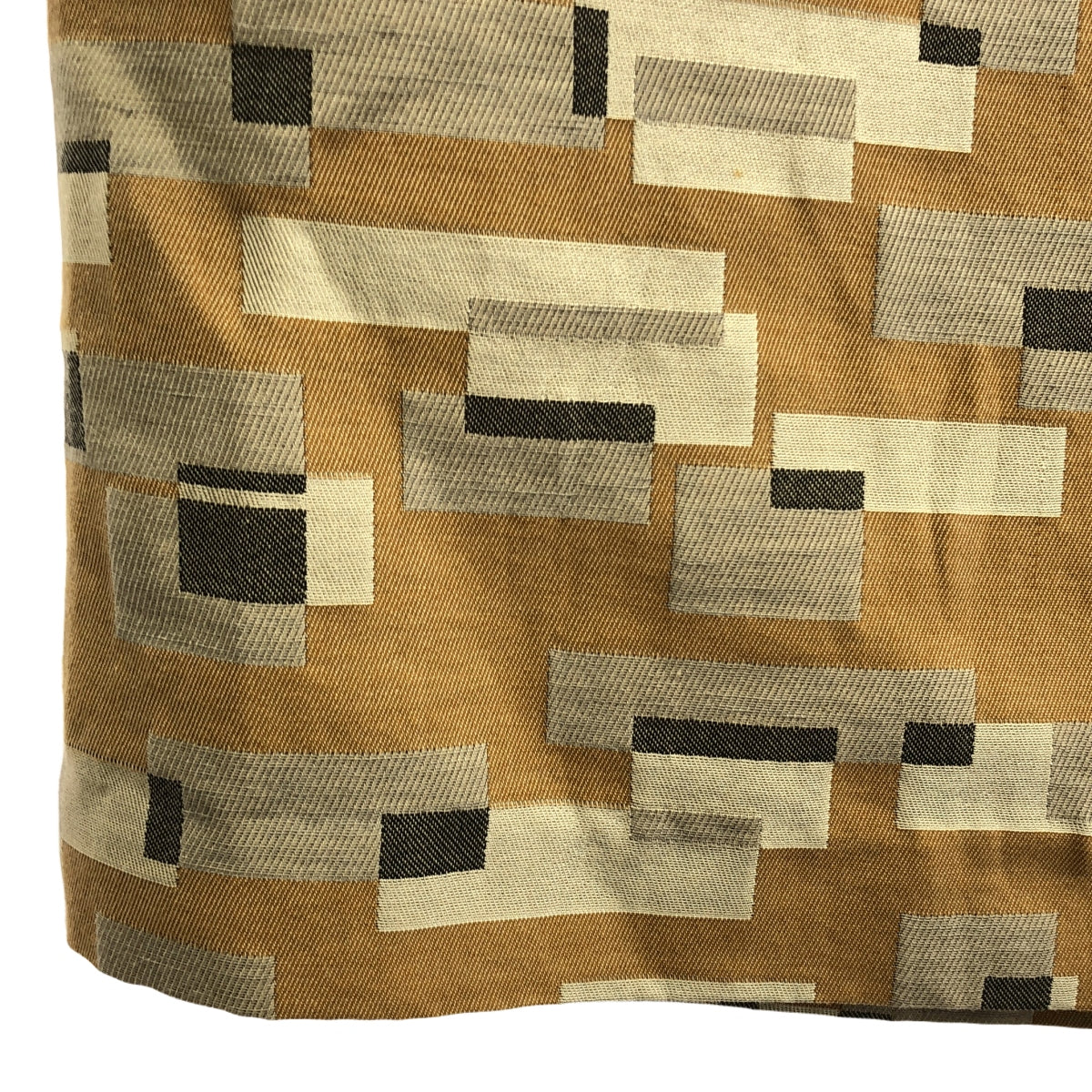 nooy / 누이 | 자카드 사이드 지퍼 스커트 | 브라운 계열 | 여성