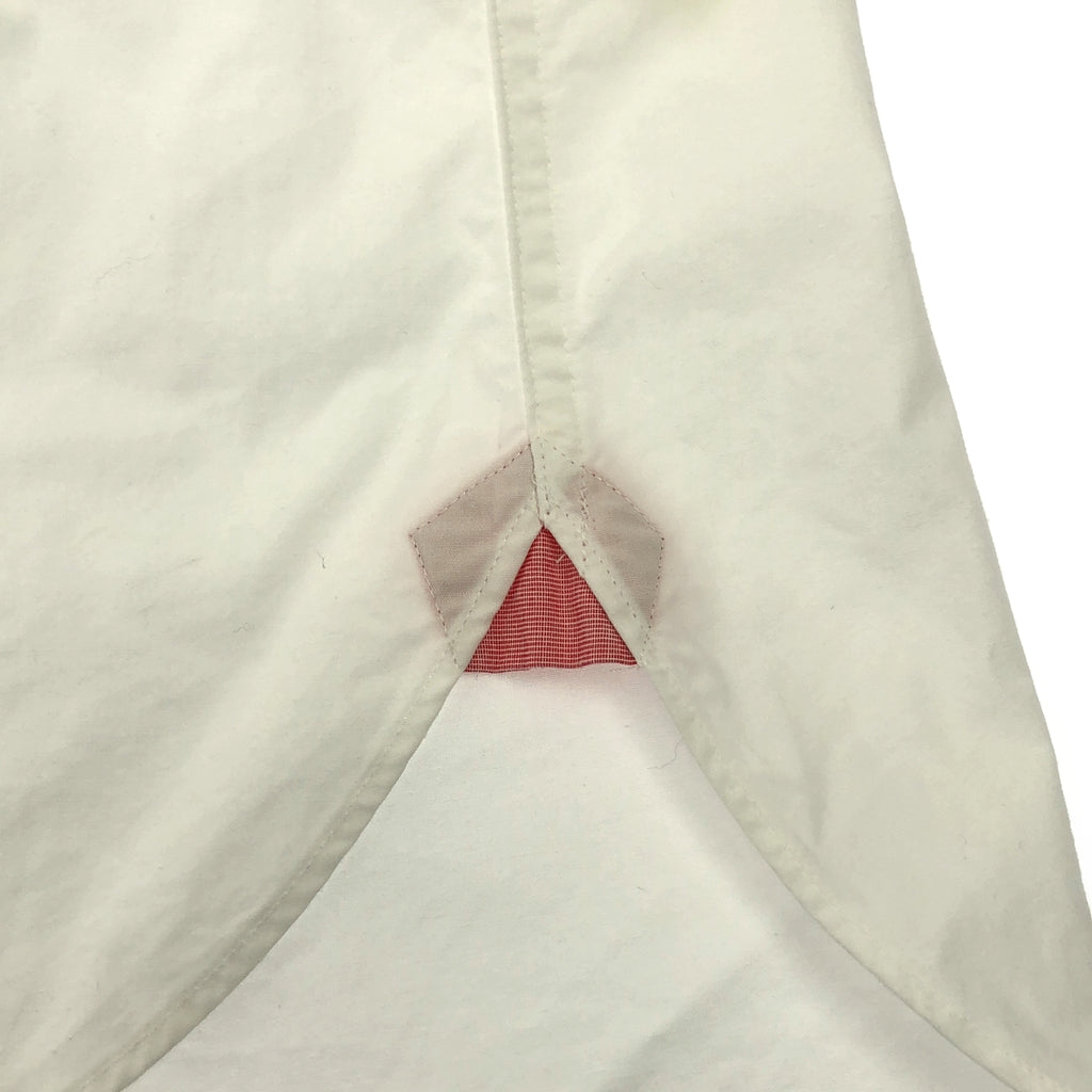 JUNYAWATANABE COMMEdesGARCONS MAN | 2009春夏 |斜口袋長袖棉質襯衫 | L |白色/紅色 |男士