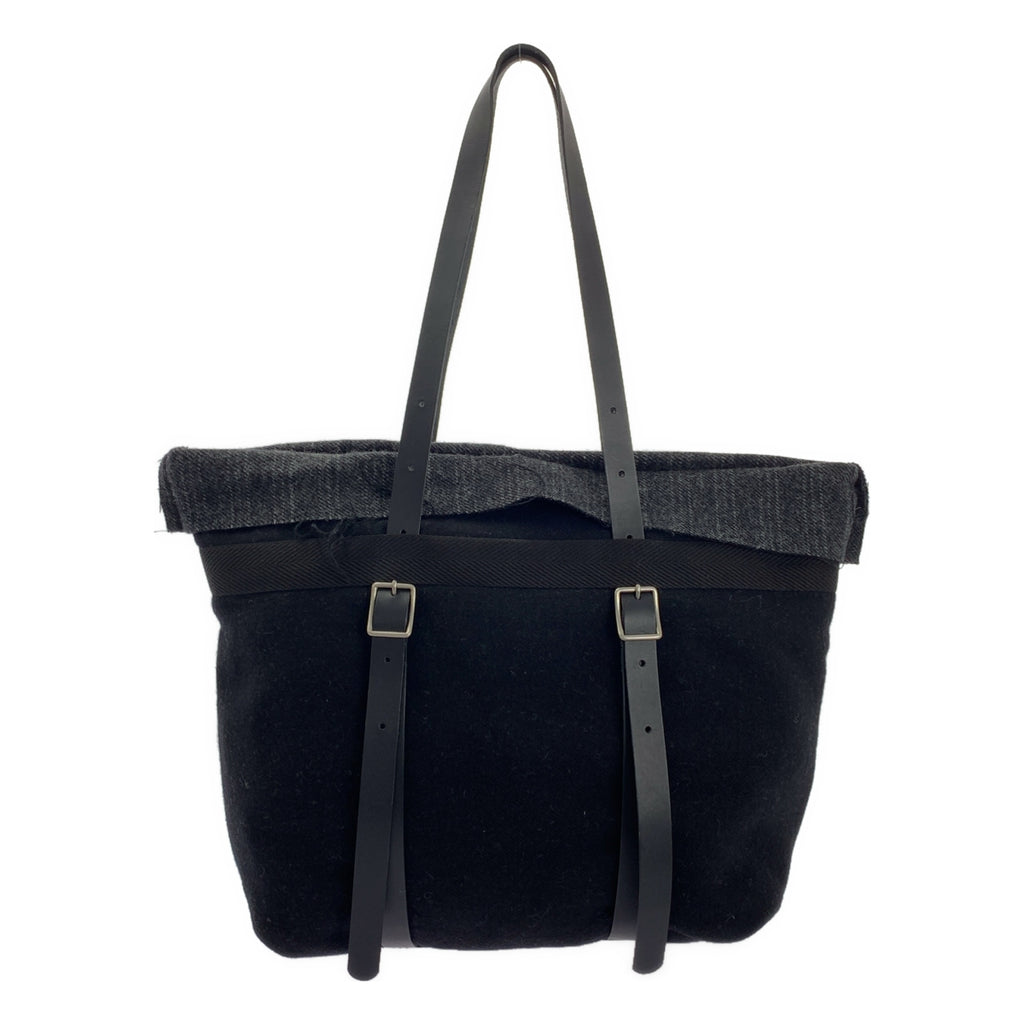 The Viridi-Anne / ザヴィリジアン | ウール レザーハンドル トートバッグ |