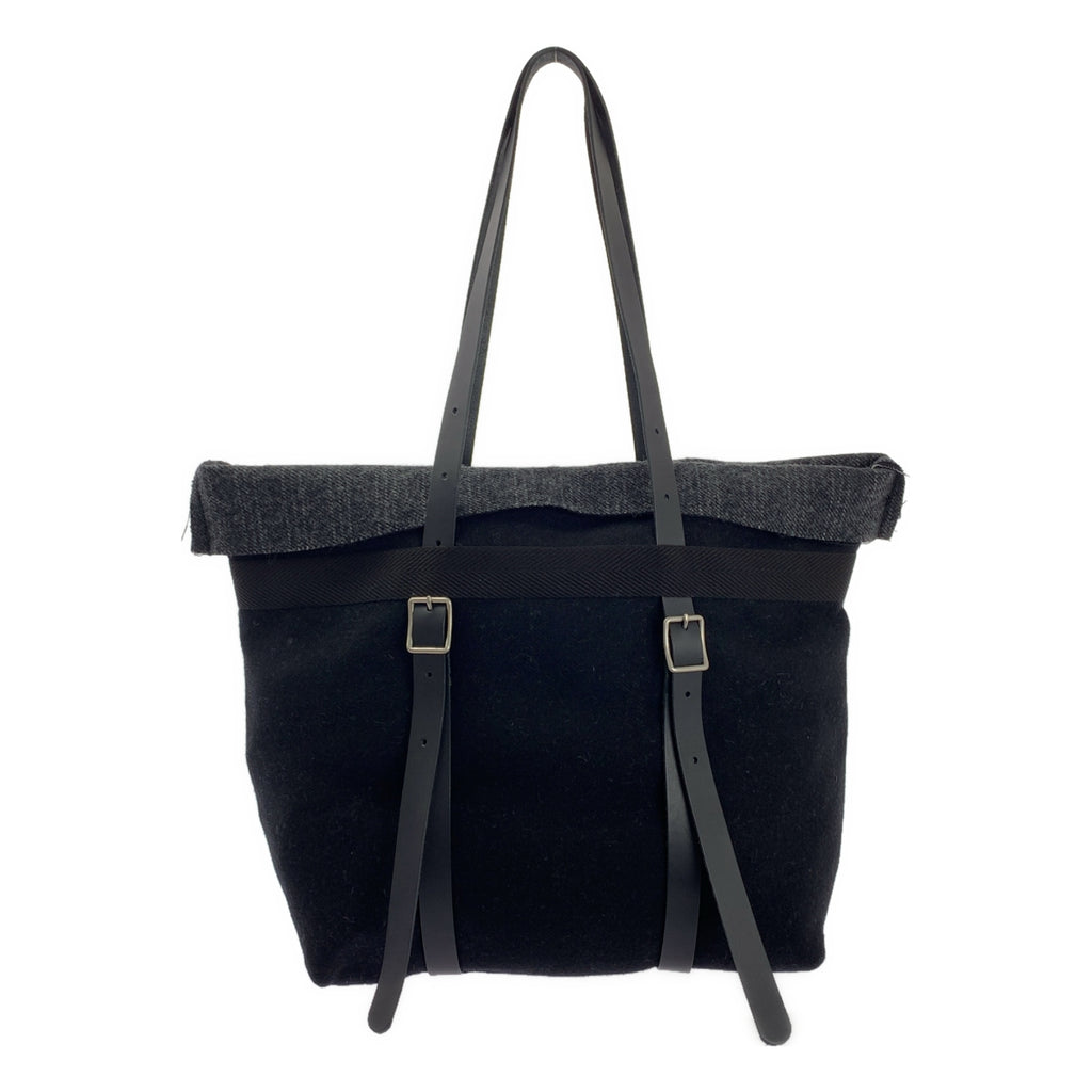 The Viridi-Anne / ザヴィリジアン | ウール レザーハンドル トートバッグ |