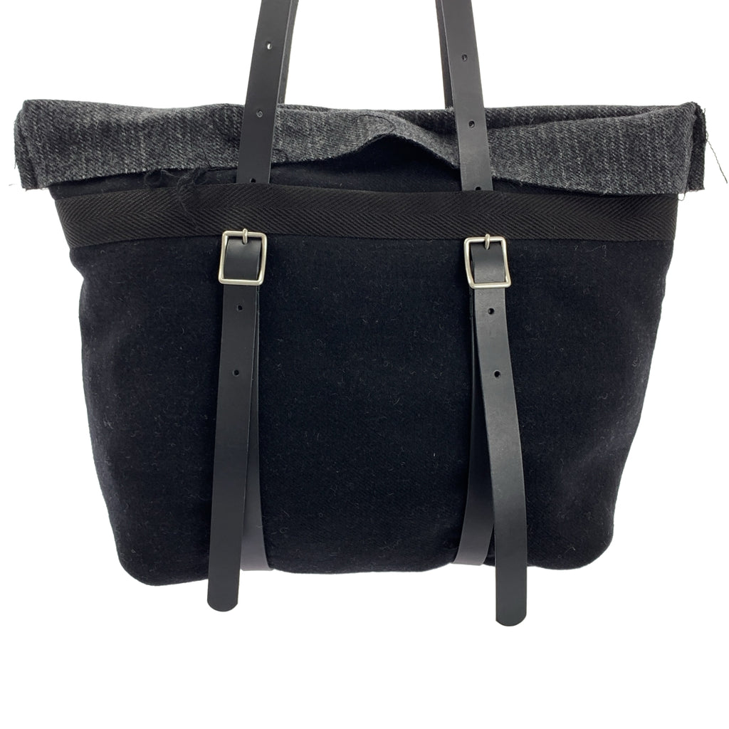 The Viridi-Anne / ザヴィリジアン | ウール レザーハンドル トートバッグ |