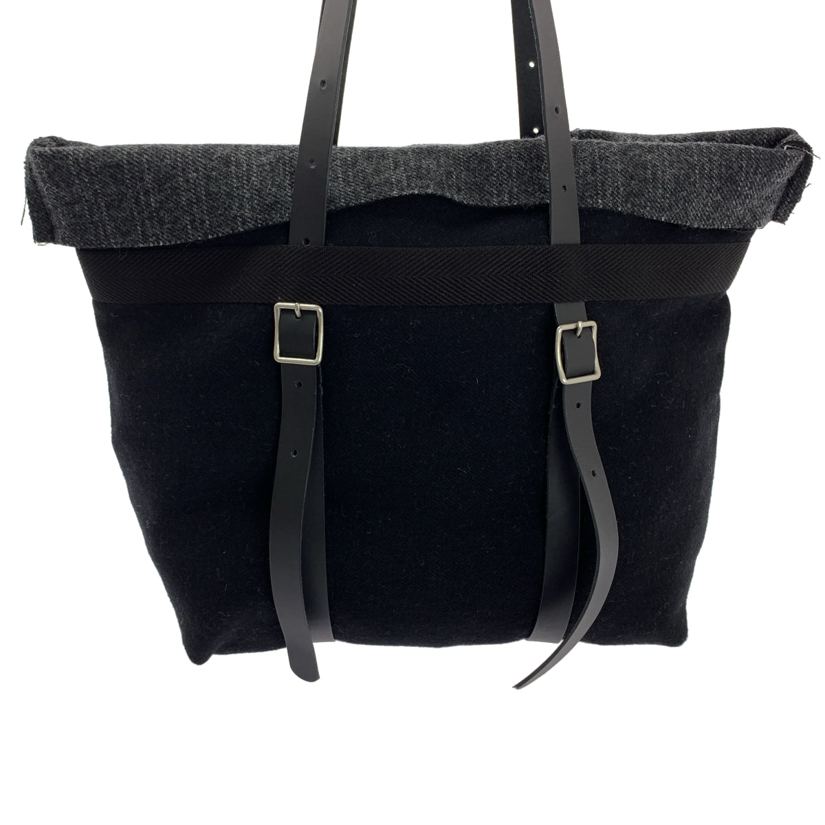 The Viridi-Anne / 자빌리디언 | 울 가죽 핸들 토트 백 |