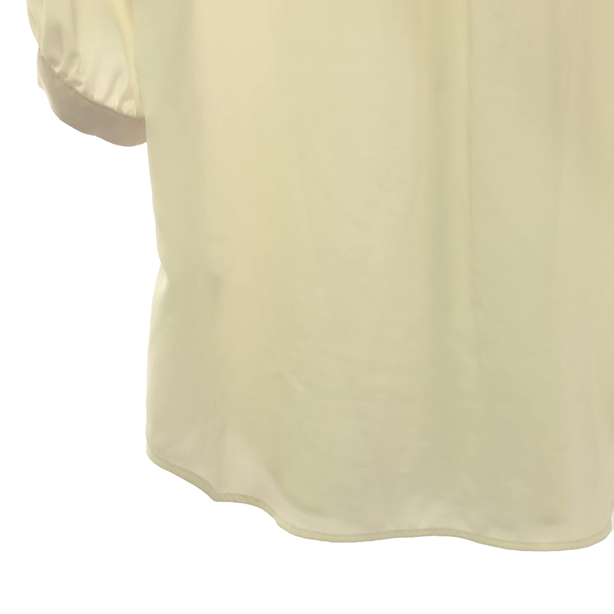 UNITED ARROWS | Bicolor Piping Short Sleeve Blouse | Off-White | Women's