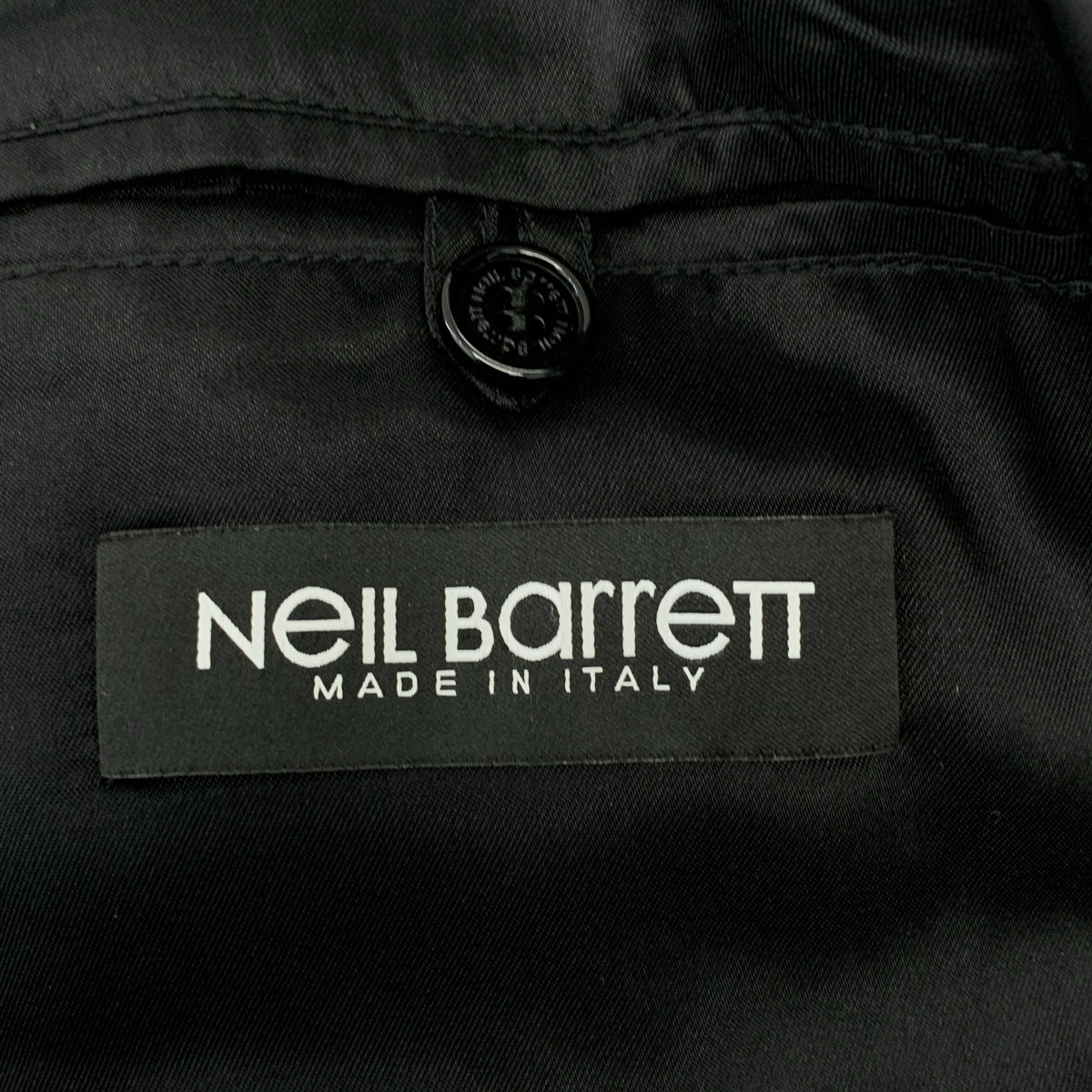 Neil Barrett | 標誌扣款 1B 單排扣外套 | 全襯裡 | 尺寸 42 | 黑色 | 女款