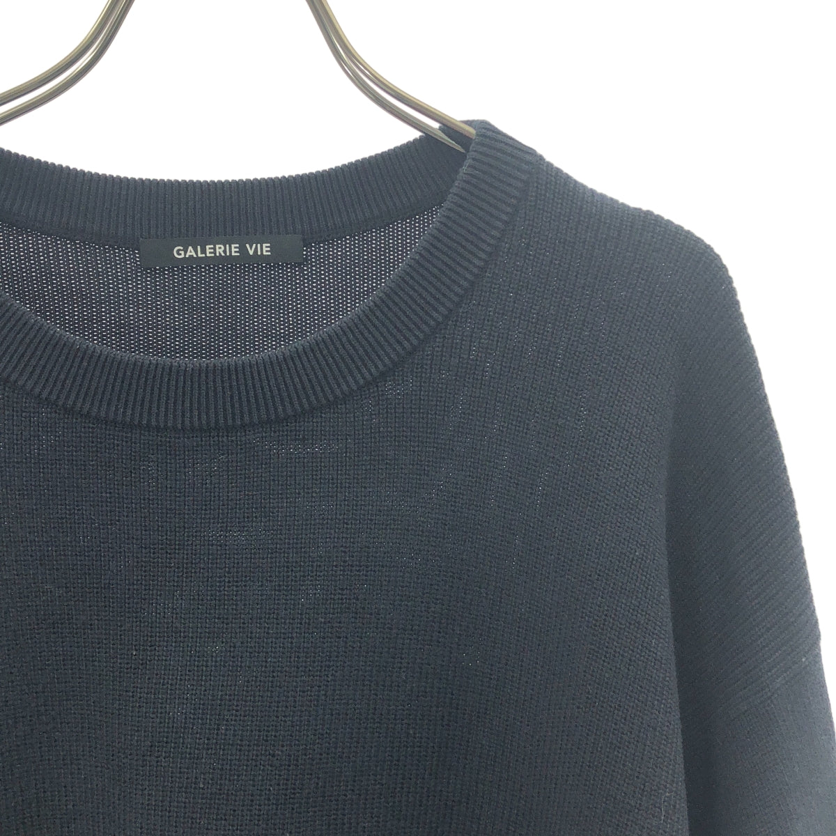 GALERIE VIE | 海島棉半開襟圓領套頭衫 | F碼 | 男士