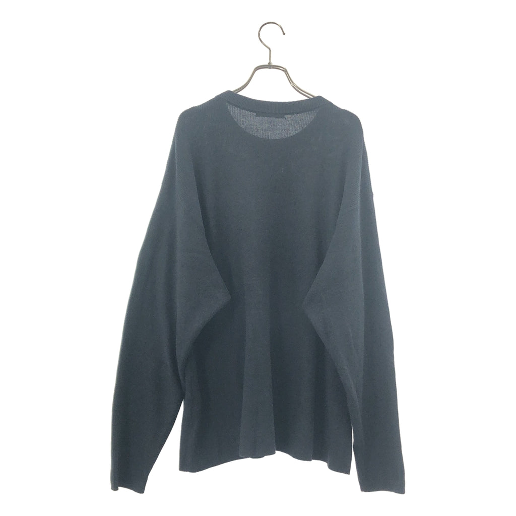 GALERIE VIE / 갤리비 | 씨 아일랜드 코튼 하프 가디건 크루넥 풀오버 | F | 남성