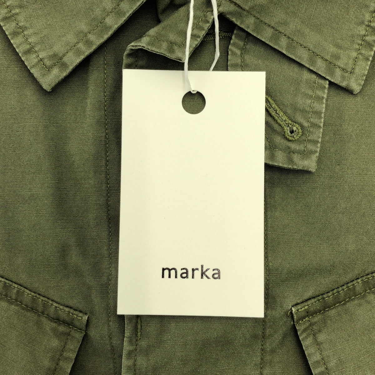 【미품】 marka / 마카 | 2025SS | JUNGLE FATIGUE JACKET 정글 파티그 재킷 | 1 | 올리브 | 남성