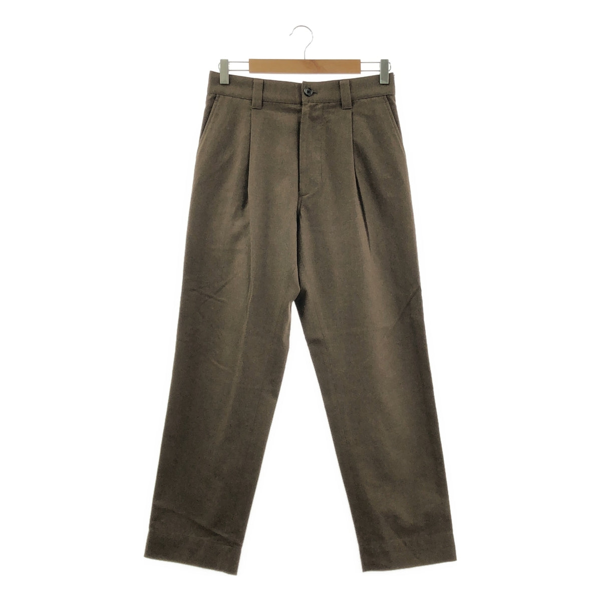 MARGARET HOWELL / マーガレットハウエル | 2021AW | タック スラックス パンツ | S | メンズ