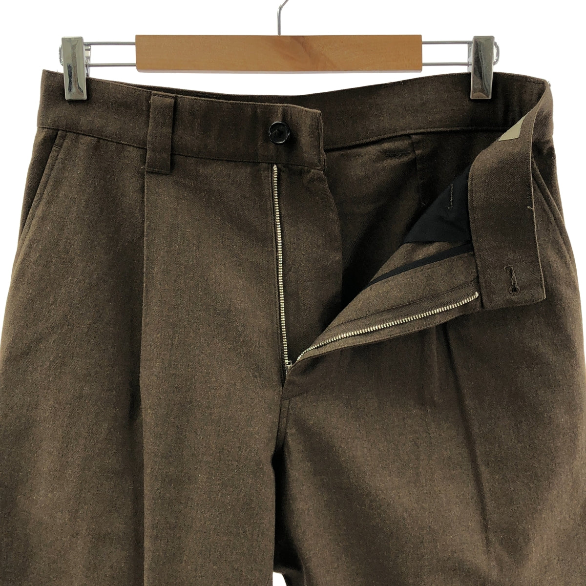 MARGARET HOWELL / マーガレットハウエル | 2021AW | タック スラックス パンツ | S | メンズ