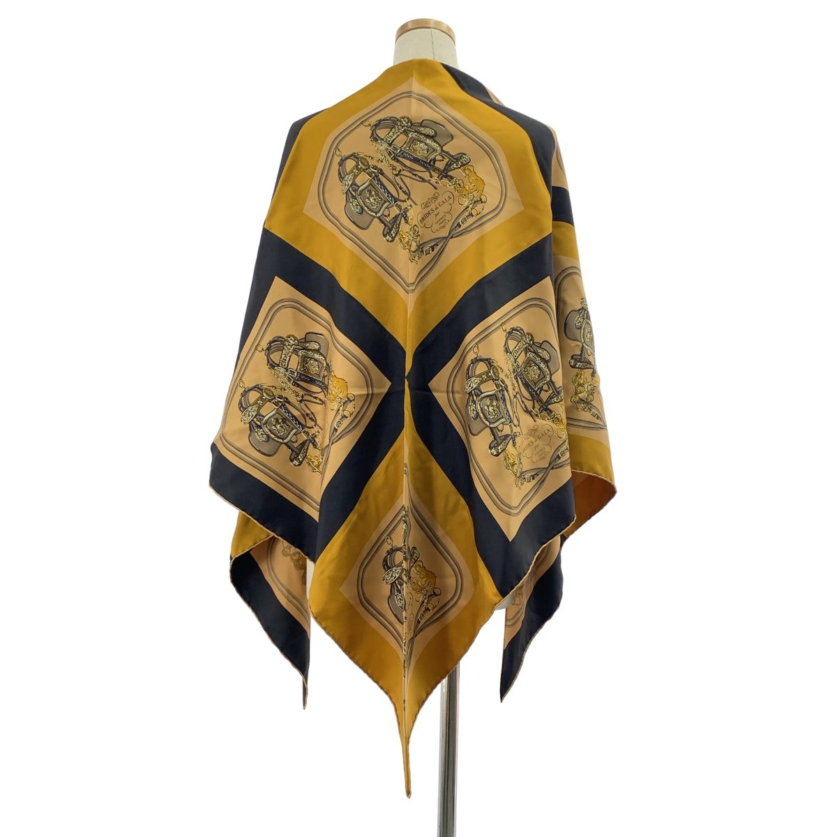 HERMES / エルメス | BRIDES de GALA トライアングルジェアン シルク スカーフ ストール / H572037S |