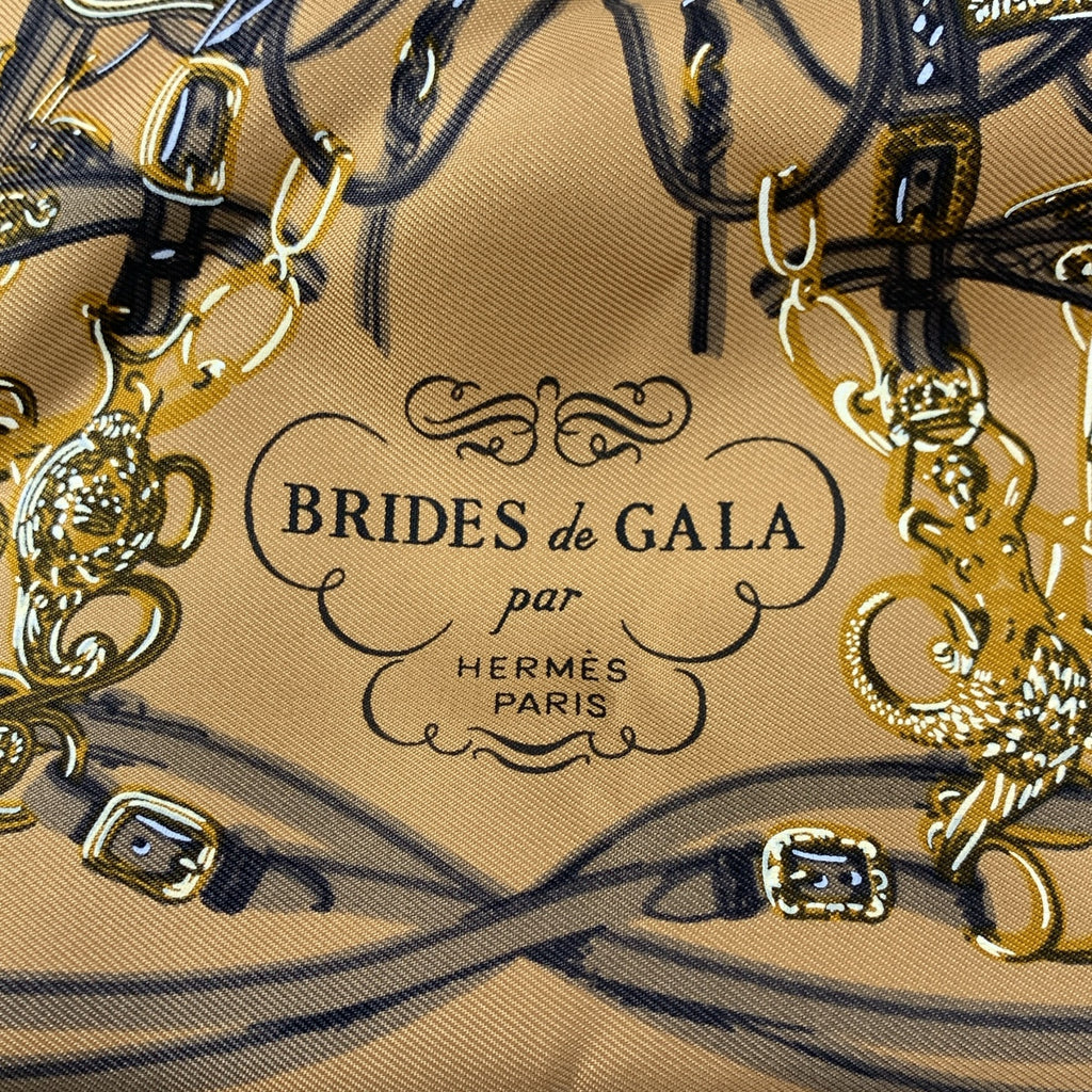 HERMES / エルメス | BRIDES de GALA トライアングルジェアン シルク スカーフ ストール / H572037S |