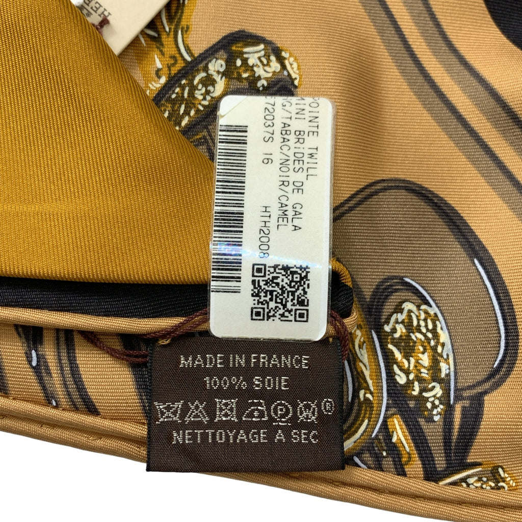 HERMES / エルメス | BRIDES de GALA トライアングルジェアン シルク スカーフ ストール / H572037S |